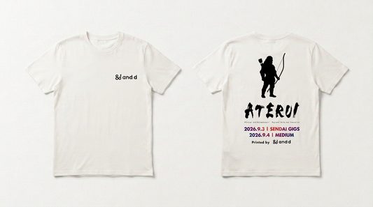 ATERUIオリジナル Tシャツ制作